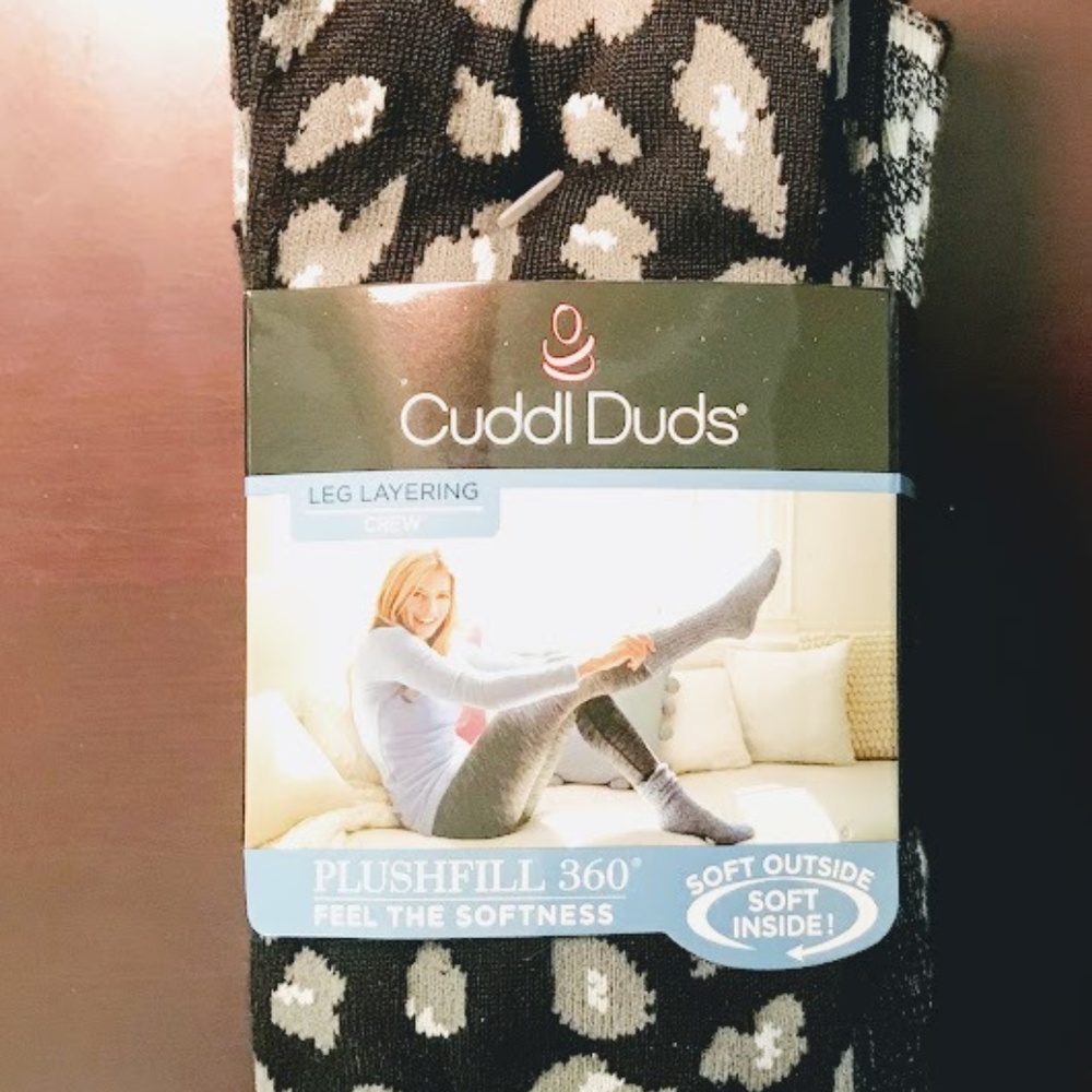 Cuddl Duds socks, 5 Pack Size 4-10 Black Grey